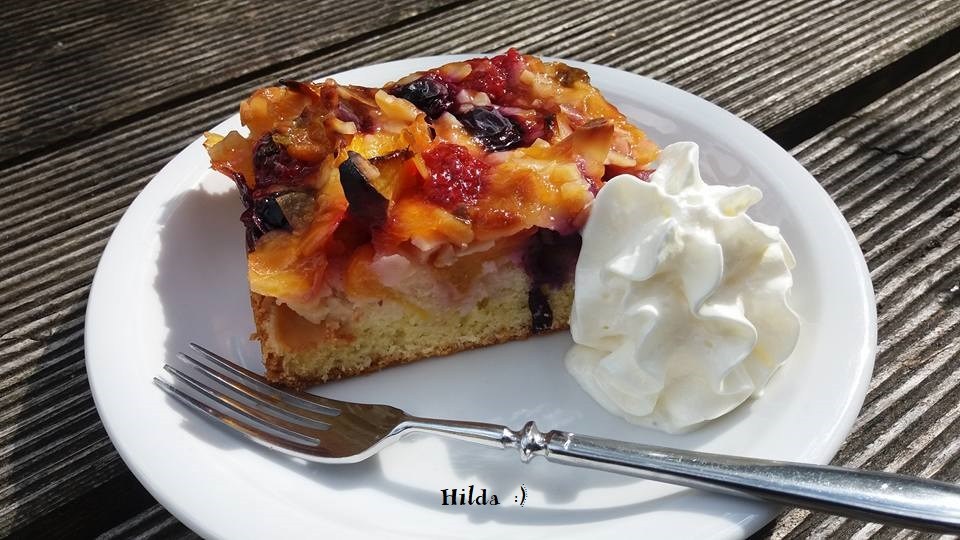 Obstkuchen vom Blech - Eine Brise Lebensfreude
