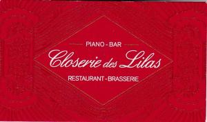 Closerie Des Lilas 1