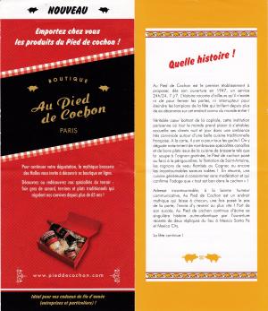 Pied De Cochon R Ckseite