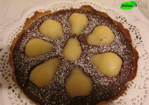 Schoko Birnen Tarte 1