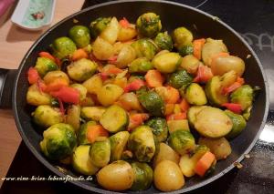 Rosenkohl Kartoffel Pfanne