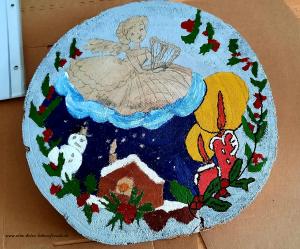Weihnachts Holz Bemalen2